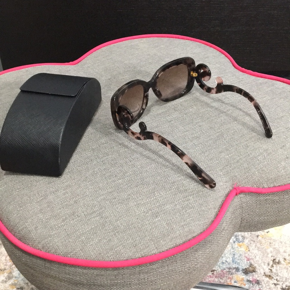 Prada baroque tortoise shell sunglasses